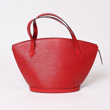 Load image into Gallery viewer, 極美品 LOUIS VUITTON ルイヴィトン サンジャック ショッピング トートバッグ M52277 エピレザー カスティリアンレッド ゴールド金具 中古 4b013937