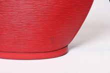 Load image into Gallery viewer, 極美品 LOUIS VUITTON ルイヴィトン サンジャック ショッピング トートバッグ M52277 エピレザー カスティリアンレッド ゴールド金具 中古 4b013937