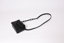 Load image into Gallery viewer, LOUIS VUITTON ルイヴィトン ミニソフトトランク ショルダーバッグ M55702 モノグラム エクリプス ブラック 美品 中古 4b013943