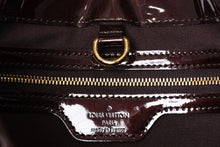Load image into Gallery viewer, LOUIS VUITTON ルイヴィトン ウィルシャーPM ハンドバッグ M93641 ブラウン アマラント エナメル モノグラムヴェルニ 美品 中古 4b0139461