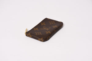 極美品 LOUIS VUITTON ルイヴィトン ポシェット クレ コインケース 小銭入れ M62650 モノグラム ブラウン 中古 4b013948