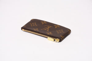 極美品 LOUIS VUITTON ルイヴィトン ポシェット クレ コインケース 小銭入れ M62650 モノグラム ブラウン 中古 4b013948