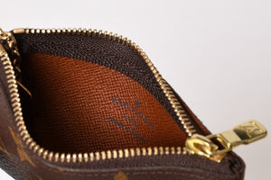 極美品 LOUIS VUITTON ルイヴィトン ポシェット クレ コインケース 小銭入れ M62650 モノグラム ブラウン 中古 4b013948