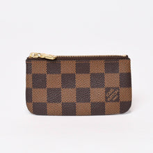 Load image into Gallery viewer, 極美品 LOUIS VUITTON ルイヴィトン ポシェット クレ コインケース 小銭入れ N62658 ダミエ エベヌ ブラウン 中古 4b013951