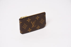 極美品 LOUIS VUITTON ルイヴィトン ポシェット クレ コインケース 小銭入れ M62650 モノグラム ブラウン 中古 4b013953