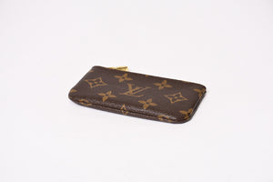 極美品 LOUIS VUITTON ルイヴィトン ポシェット クレ コインケース 小銭入れ M62650 モノグラム ブラウン 中古 4b013953