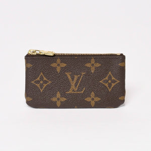 極美品 LOUIS VUITTON ルイヴィトン ポシェット クレ コインケース 小銭入れ M62650 モノグラム ブラウン 中古 4b013954