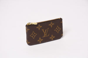 極美品 LOUIS VUITTON ルイヴィトン ポシェット クレ コインケース 小銭入れ M62650 モノグラム ブラウン 中古 4b013954