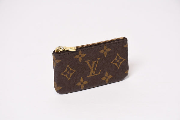 極美品 LOUIS VUITTON ルイヴィトン ポシェット クレ コインケース 小銭入れ M62650 モノグラム ブラウン 中古 4b013954