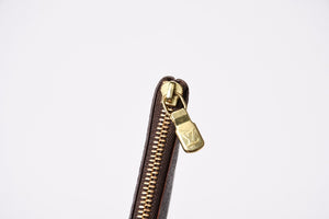 極美品 LOUIS VUITTON ルイヴィトン ポシェット クレ コインケース 小銭入れ M62650 モノグラム ブラウン 中古 4b013954