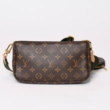 Load image into Gallery viewer, 極美品 LOUIS VUITTON ルイヴィトン モノグラム ミュルティポシェット アクセソワール カーキ ショルダーバッグ M44813 中古 4b013960