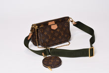 Load image into Gallery viewer, 極美品 LOUIS VUITTON ルイヴィトン モノグラム ミュルティポシェット アクセソワール カーキ ショルダーバッグ M44813 中古 4b013960