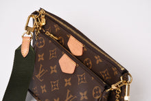 Load image into Gallery viewer, 極美品 LOUIS VUITTON ルイヴィトン モノグラム ミュルティポシェット アクセソワール カーキ ショルダーバッグ M44813 中古 4b013960