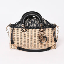 Load image into Gallery viewer, Christian Dior クリスチャンディオール 23SS Lady D-Joy Medium レディ D-ジョイ ミディアム 2WAYバッグ オブリー 美品 中古 4b013962