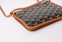 画像をギャラリービューアに読み込む, 極美品 GOYARD ゴヤール Plumet Pouch Wallet プリュメ ポーチウォレット PLUMETPMLTY01CL03P ブラウン ブラック 中古 4b013963
