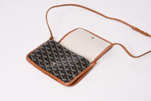 画像をギャラリービューアに読み込む, 極美品 GOYARD ゴヤール Plumet Pouch Wallet プリュメ ポーチウォレット PLUMETPMLTY01CL03P ブラウン ブラック 中古 4b013963