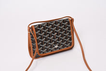 画像をギャラリービューアに読み込む, 極美品 GOYARD ゴヤール Plumet Pouch Wallet プリュメ ポーチウォレット PLUMETPMLTY01CL03P ブラウン ブラック 中古 4b013963