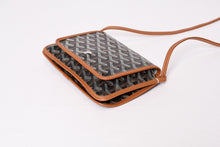 画像をギャラリービューアに読み込む, 極美品 GOYARD ゴヤール Plumet Pouch Wallet プリュメ ポーチウォレット PLUMETPMLTY01CL03P ブラウン ブラック 中古 4b013963