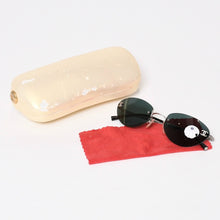 Load image into Gallery viewer, CHANEL シャネル リムレス サングラス アイウェア 4003 c103/71 サイズ53□19 130 ココマーク ブラック シルバー 美品 中古 4b013969