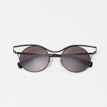 Load image into Gallery viewer, Yohji Yamamoto ヨウジヤマモト サングラス アイウェア YY7014 911 サイズ49□20 ブラック ブラウン 美品 中古 4b013983