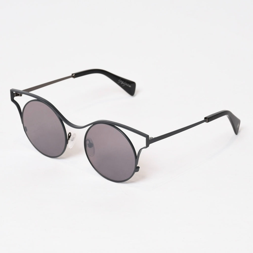 Yohji Yamamoto ヨウジヤマモト サングラス アイウェア YY7014 911 サイズ49□20 ブラック ブラウン 美品 中古 4b013983