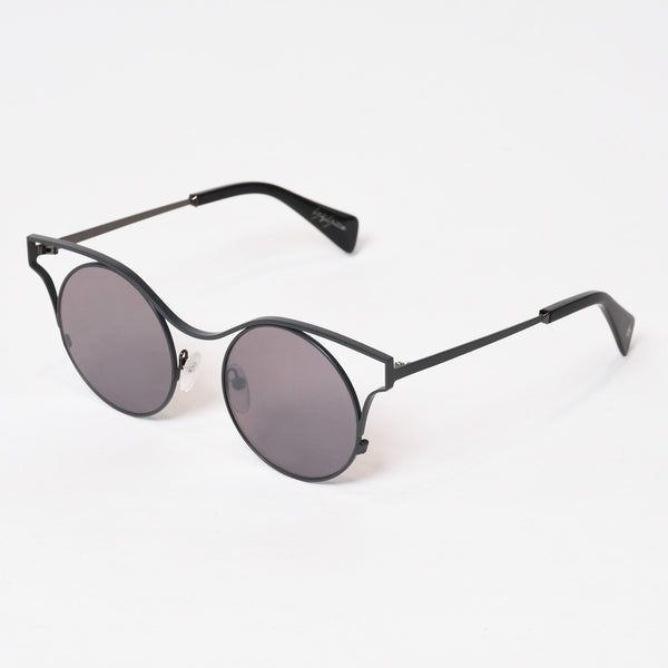 Yohji Yamamoto ヨウジヤマモト サングラス アイウェア YY7014 911 サイズ49□20 ブラック ブラウン 美品 中古 4b013983
