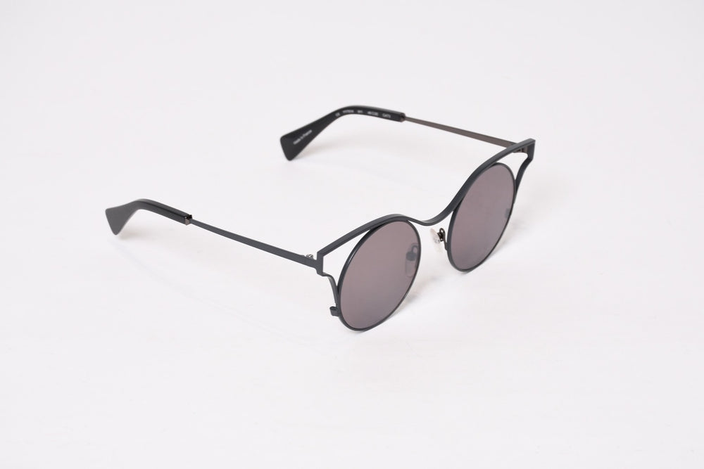 Yohji Yamamoto Sunglasses Eyewear YY7014 911 Size 49□20 Black Brown Good Condition Used 4b013983