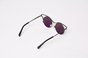 Yohji Yamamoto ヨウジヤマモト サングラス アイウェア YY7014 911 サイズ49□20 ブラック ブラウン 美品 中古 4b013983