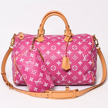 画像をギャラリービューアに読み込む, 新品同様 LOUIS VUITTON ルイヴィトン スピーディ P9 バンドリエール40 M11563 2WAY ボストンバッグ ピンク ゴールド金具 中古 4b013985