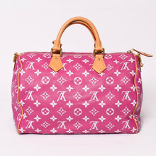 画像をギャラリービューアに読み込む, 新品同様 LOUIS VUITTON ルイヴィトン スピーディ P9 バンドリエール40 M11563 2WAY ボストンバッグ ピンク ゴールド金具 中古 4b013985
