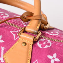 画像をギャラリービューアに読み込む, 新品同様 LOUIS VUITTON ルイヴィトン スピーディ P9 バンドリエール40 M11563 2WAY ボストンバッグ ピンク ゴールド金具 中古 4b013985
