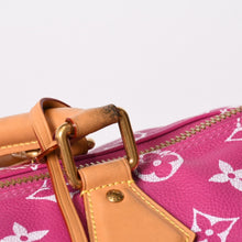 画像をギャラリービューアに読み込む, 新品同様 LOUIS VUITTON ルイヴィトン スピーディ P9 バンドリエール40 M11563 2WAY ボストンバッグ ピンク ゴールド金具 中古 4b013985
