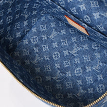 画像をギャラリービューアに読み込む, LOUIS VUITTON ルイ・ヴィトン その他バッグ M27946 ニース ミニ ベージュ ブルー モノグラムデニム レザー ゴールド金具 Sランク 4b014062