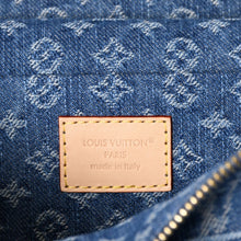 画像をギャラリービューアに読み込む, LOUIS VUITTON ルイ・ヴィトン その他バッグ M27946 ニース ミニ ベージュ ブルー モノグラムデニム レザー ゴールド金具 Sランク 4b014062