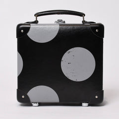 COMME des GARCONS コムデギャルソン × GLOBE TROTTER グローブ トロッター ミニトランク カーボンファイバー ドット柄 美品 中古 4b013867