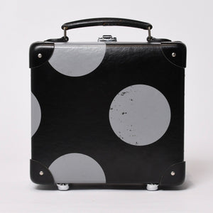 COMME des GARCONS コムデギャルソン × GLOBE TROTTER グローブ トロッター ミニトランク カーボンファイバー ドット柄 美品 中古 4b013867