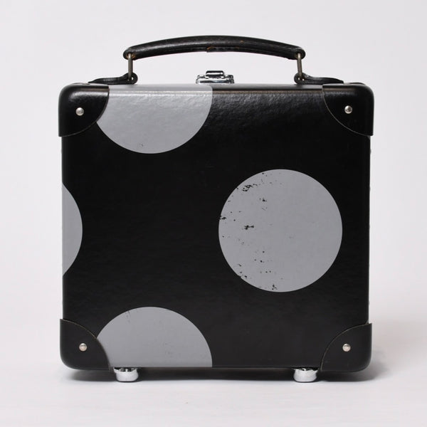 COMME des GARCONS コムデギャルソン × GLOBE TROTTER グローブ トロッター ミニトランク カーボンファイバー ドット柄 美品 中古 4b013867