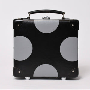 COMME des GARCONS コムデギャルソン × GLOBE TROTTER グローブ トロッター ミニトランク カーボンファイバー ドット柄 美品 中古 4b013867