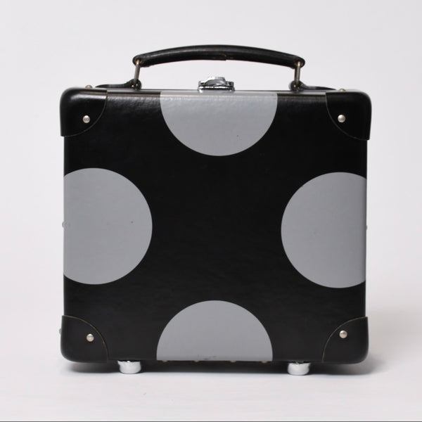 COMME des GARCONS コムデギャルソン × GLOBE TROTTER グローブ トロッター ミニトランク カーボンファイバー ドット柄 美品 中古 4b013867