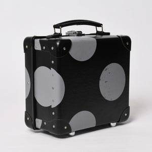 COMME des GARCONS コムデギャルソン × GLOBE TROTTER グローブ トロッター ミニトランク カーボンファイバー ドット柄 美品 中古 4b013867