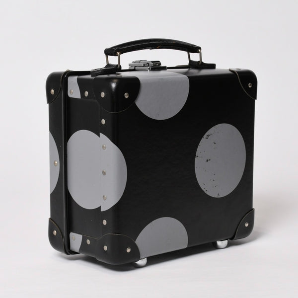 COMME des GARCONS コムデギャルソン × GLOBE TROTTER グローブ トロッター ミニトランク カーボンファイバー ドット柄 美品 中古 4b013867