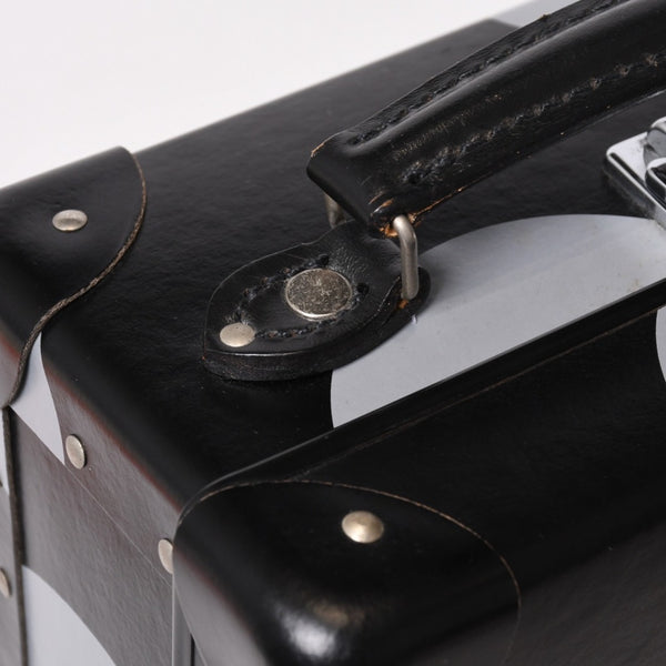 COMME des GARCONS コムデギャルソン × GLOBE TROTTER グローブ トロッター ミニトランク カーボンファイバー ドット柄 美品 中古 4b013867