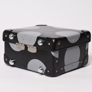 COMME des GARCONS コムデギャルソン × GLOBE TROTTER グローブ トロッター ミニトランク カーボンファイバー ドット柄 美品 中古 4b013867