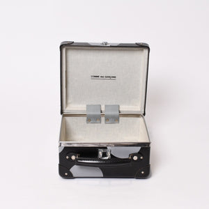 COMME des GARCONS コムデギャルソン × GLOBE TROTTER グローブ トロッター ミニトランク カーボンファイバー ドット柄 美品 中古 4b013867
