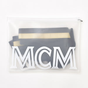 新品未使用 MCM エム・シー・エム アンダーウェア MFYASBM04 ブラック サイズL ゴールド 下着 中古 4b013316