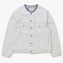 画像をギャラリービューアに読み込む, Maison Margiela メゾン マルジェラ ペンキ加工 S11AM0007 S30561Denim Jacket デニムジャケット ホワイト 美品 中古 4b014026