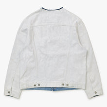 画像をギャラリービューアに読み込む, Maison Margiela メゾン マルジェラ ペンキ加工 S11AM0007 S30561Denim Jacket デニムジャケット ホワイト 美品 中古 4b014026