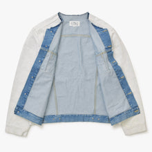 画像をギャラリービューアに読み込む, Maison Margiela メゾン マルジェラ ペンキ加工 S11AM0007 S30561Denim Jacket デニムジャケット ホワイト 美品 中古 4b014026