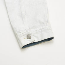 画像をギャラリービューアに読み込む, Maison Margiela メゾン マルジェラ ペンキ加工 S11AM0007 S30561Denim Jacket デニムジャケット ホワイト 美品 中古 4b014026