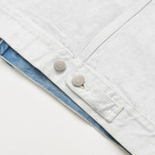 画像をギャラリービューアに読み込む, Maison Margiela メゾン マルジェラ ペンキ加工 S11AM0007 S30561Denim Jacket デニムジャケット ホワイト 美品 中古 4b014026